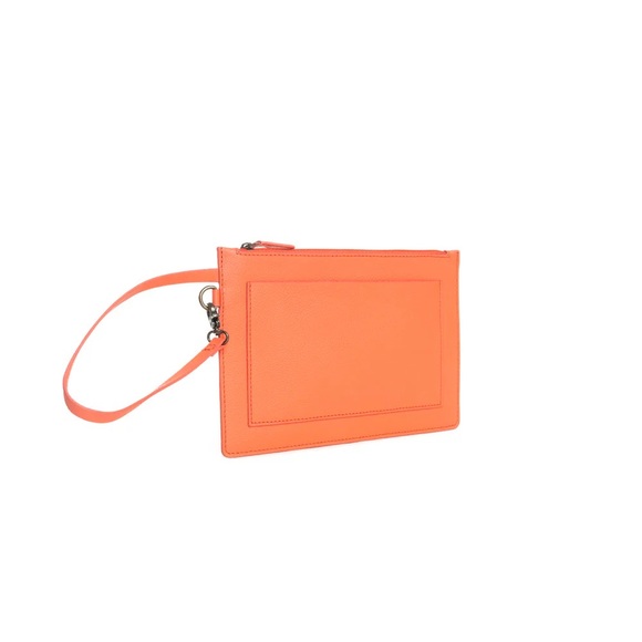 NWT MYRA BAG CANYON COLOURS CLUTCH POUCH IN SALMON - Picture 2 of 4
